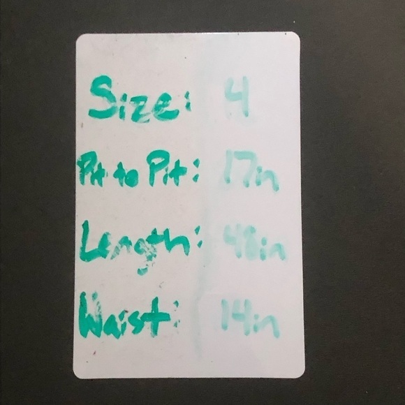 Maggie London Dress Women's 4 Faux Wrap Sheath Solid Navy Buttons - Picture 7 of 7